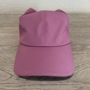 Lululemon Fast and Free Ponytail Running Hat - Velvet Dust NWOT